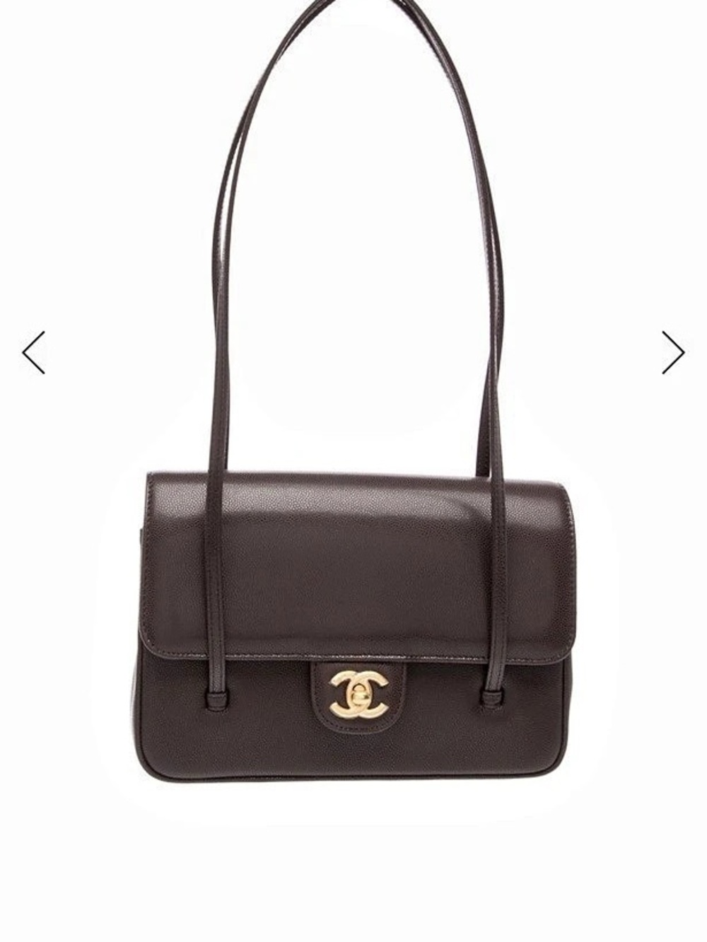 Brown small preppy coco Chanel Shoulder Bag in Brown Like New w tags sold out